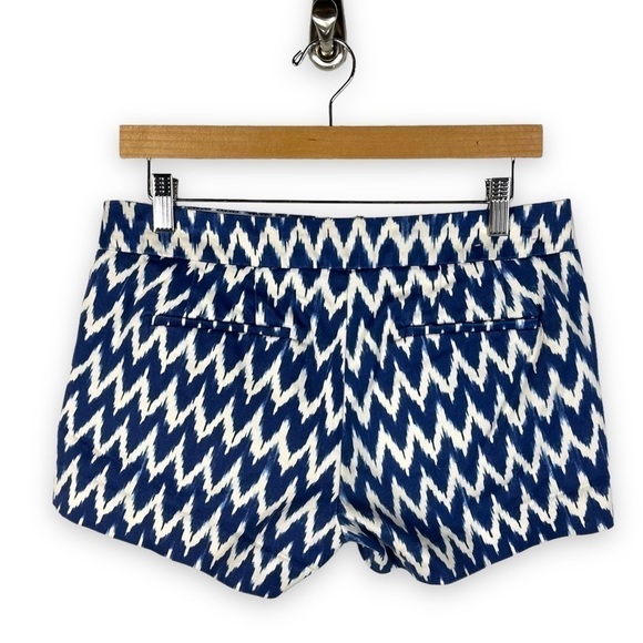4 for $20 SALE! J Crew Factory Midrise Stretch Chino Shorts, Royal/White, 4 - Picture 8 of 8